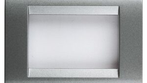 Placca playbus 4 mod titanio metallo