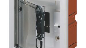 Centralino incasso porta fumé 4 moduli ip40