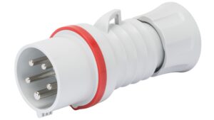 Spina mobile dritta 3pnt 16A rosso