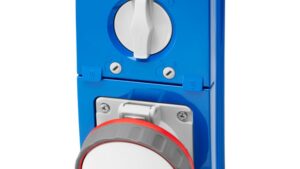 Presa fissa verticale portafusubile 63A ip67