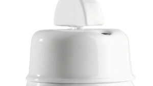 INTERRUTTORE ROTATIVO - LUNETTA BIANCA