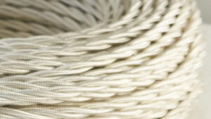 CAVO TRECCIA SETA BIANCO - MM 2 X 0.5 - MT. 100