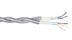 CAVO TRECCIA TELEFONICO SETA BIANCO - MM 2 X 0.25