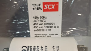 CONDENSATORE 4 PIN 400V 12,5NF