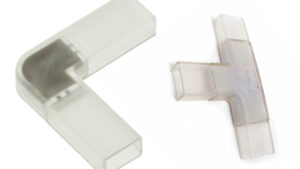 CONNETTORE STRIP LED + T + L  IP20 8MM