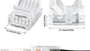 CONNETTORE STRIP LED RGBW IP20 12MM