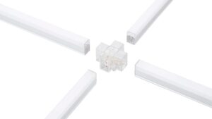 GIUNTO CROCE  CON LUCE PER SERIE EVB 40W