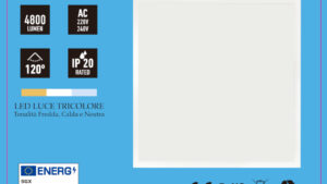 LED PANNEL 40W 4800LM UGR19 TRICOLOR