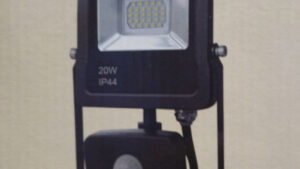 PROIETTORE FARETTO LED 20W 4000K CON SENSORE