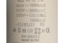 CONDENSATORE 4 PIN 400V 40NF