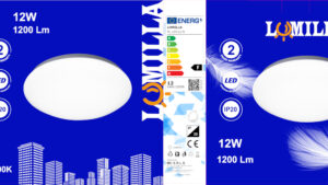 PLAFONIERA CIRCOLARE LED D260MM 12W 1200LM 4000K