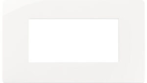 Placca 4 moduli PLANA UP Bianco