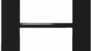 PLACCA FLEXA 3+3 MOD.ANTRACITE