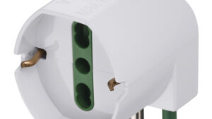 ADATTATORE SFALSATO S17+UNIV. 90° BIANCO