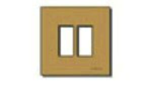PLACCA 2M ALLUMINIO SCATTO BRONZO