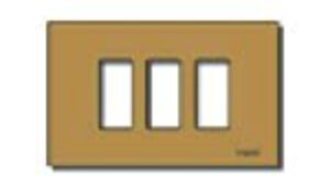 PLACCA 3M ALLUM. SCATTO BRONZO