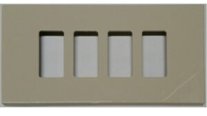 PLACCA 4M RESINA SCATTO AVORIO