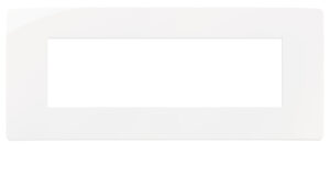 Placca 7 Moduli PLANA UP Bianco