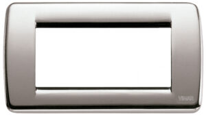 PLACCA RONDÒ 4M NICHEL SPAZZOLATO