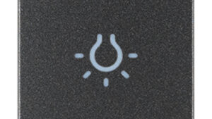 TASTO 1M SIMBOLO LUCE ASSIALE GRIGIO