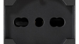 PRESA 2P+T 16A UNIVERSALE GRIGIO