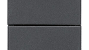 DUE PULSANTI INTERBLOCC.NO+NO 10A GRIGIO