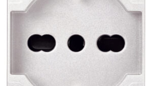 PRESA 2P+T 16A UNIVERSALE BIANCO