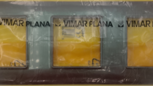 Placca 6 (2+2+2) Mod Int 71 Marrone Mi Plana