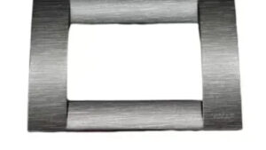 Placca Classica 6 Moduli Nero Satinato IDEA