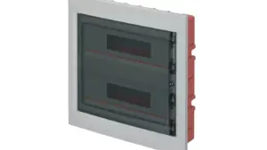 Centralino incasso grigio portello fumé 36 mod