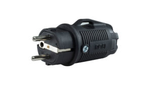 Spina mobile schuko in gomma ip44