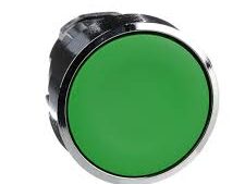 Testa pulsante Ø22 ad impulso verde