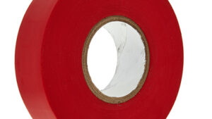 Nastro isolante 15 mm x 15 mm x 10m rosso