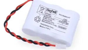 Pacco batterie 2/3AA 3,6V 0,4AH Ni-Cd