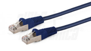 Cavo rete Patch Rame Cat. 6 Blu S/FTP 0,5m
