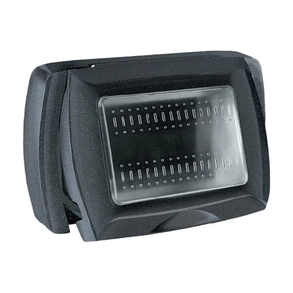 placca-autoportante-ip55-3mod-mylife-nero