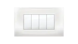 PLACCA MIVIDA 4 MODULI BIANCO